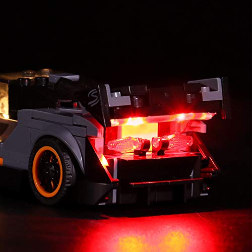 icuanuty Kit de Iluminación LED para Lego 75892, Kit de Luces Compatible con Lego Speed Champions McLaren Senna (No Incluye Modelo Lego)