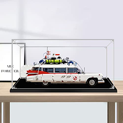 icuanuty Vitrina de Acrílico para Lego 10274 Ghostbusters ECTO-1, Display Case Vitrinas para Colecciones Modelismo (Solo Vitrina)