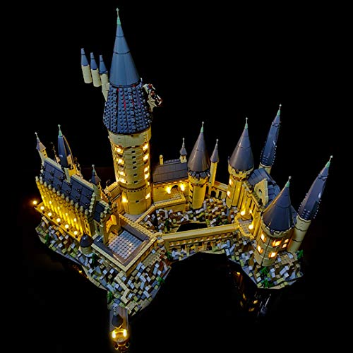 IIKA Kit de iluminación LED para bloques de construcción Lego, compatible con Lego 71043 Harry Potter Hogwarts Castle, versión clásica, el modelo Lego no incluido