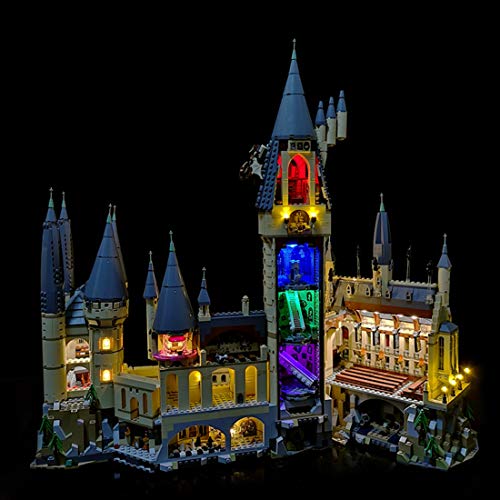 IIKA Kit de iluminación LED para bloques de construcción Lego, compatible con Lego 71043 Harry Potter Hogwarts Castle, versión clásica, el modelo Lego no incluido