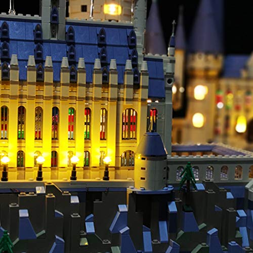 IIKA Kit de iluminación LED para bloques de construcción Lego, compatible con Lego 71043 Harry Potter Hogwarts Castle, versión clásica, el modelo Lego no incluido