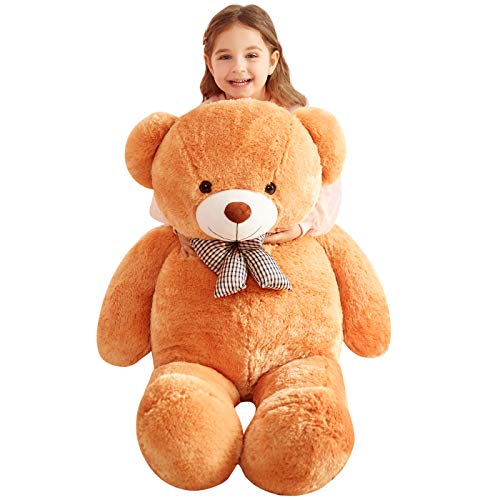 IKASA Oso de Peluche Gigante Juguetes Suaves Peluches (Marrón, 120cm)