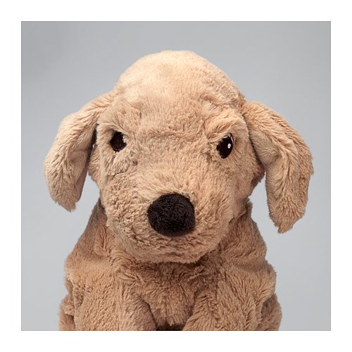 Ikea Gosig Golden IKE-001.327.98 - Cachorro de Peluche (40 cm, Muy Suave, plátano)