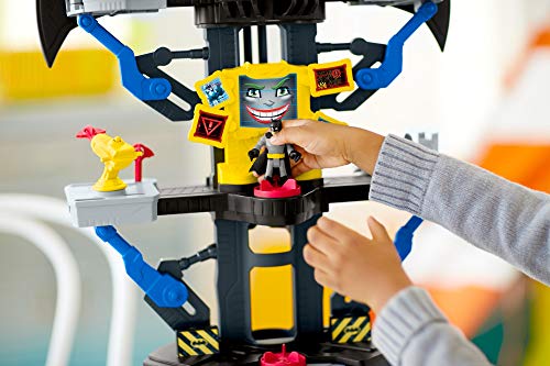 Imaginext- DC Batman Súper Friends Transforming Batcave, Multicolor (Fisher Price CHH91)