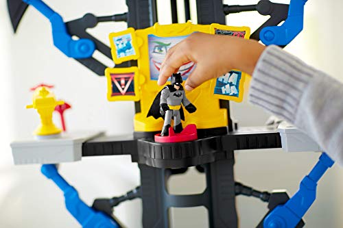 Imaginext- DC Batman Súper Friends Transforming Batcave, Multicolor (Fisher Price CHH91)