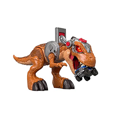 Imaginext Jurassic World, Dinosaurio Rex Jurásico de juguete (Mattel FMX85)