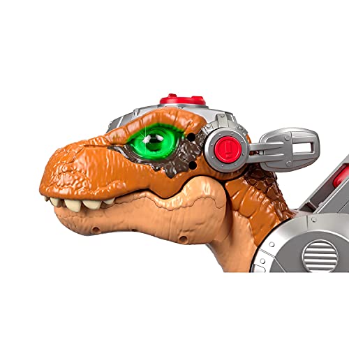 Imaginext Jurassic World, Dinosaurio Rex Jurásico de juguete (Mattel FMX85)