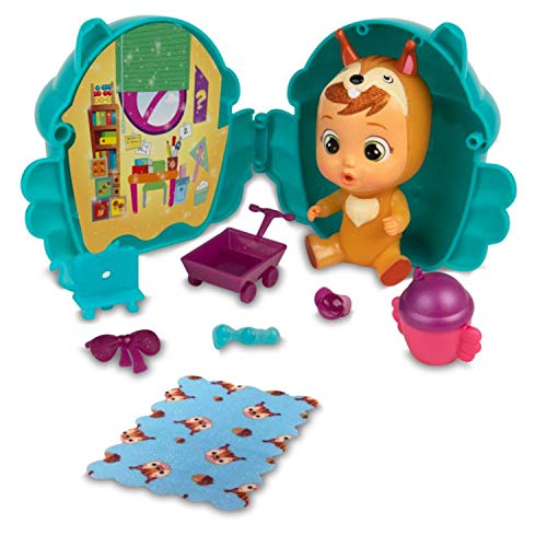 IMC TOYS CRY BABIES - Cry Babies Magic Tears Muñecas Pequeñitas Bebés Llorones Casita