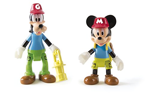 IMC Toys Mouse Disney Juguete Aventura al Aire Libre con figurinas de Mickey y Goofy, Multicolor (181878)