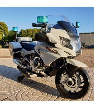 Indalchess Venta Cargador para Moto POLICIA, Moto Guardia Civil, Moto BMW K1330S para NIÑOS A BATERIA DE 12V