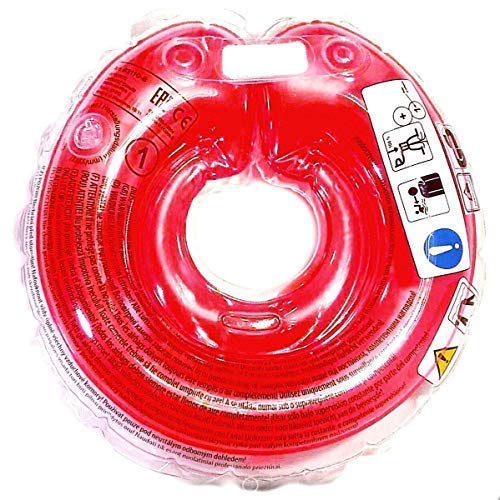 Infant Natación Flotador Inflable Anillo de Seguridad Inflable de Piscina Nadar 6-36 Meses (Rojo)