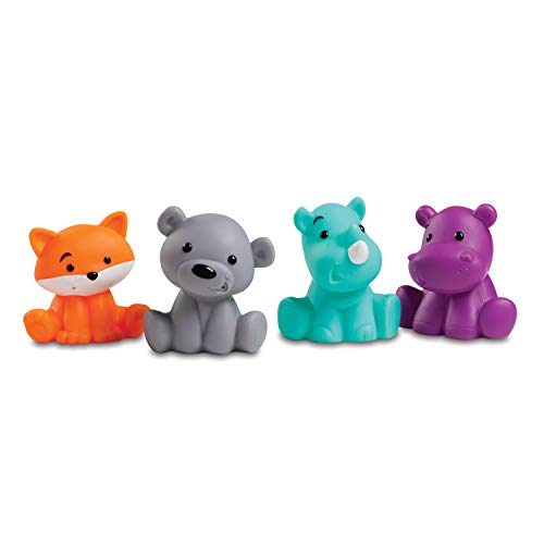 Infantino Set con Bolas, Bloques y Animales - Set con pelotas, cubos y animales, para desarrollar conocimiento y habilidades sensoriales, set de 20 piezas