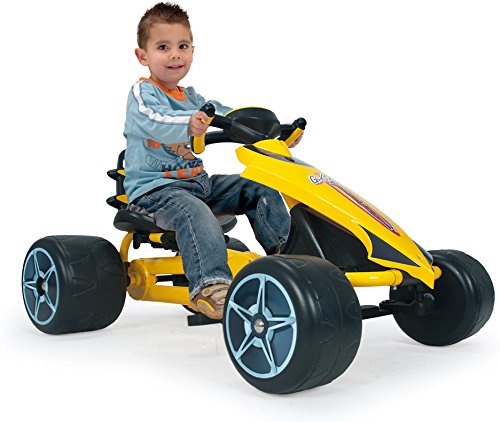 INJUSA - Go-Kart Flecha a Pedales con Piñón Fijo y Sillín Ajustable Recomendado a Niños +2 Años