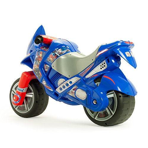 INJUSA – Moto Correpasillos Hawk XL de Avengers con Licencia Oficial Marvel y Ruedas Anchas Recomendado a Niños +3 Años