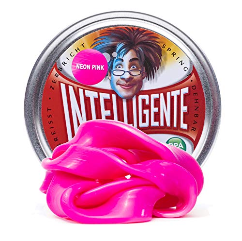 Intelligente Knete-115012 Neon Pink, Color Rosa neón (TrendBuzz GmbH 113000)