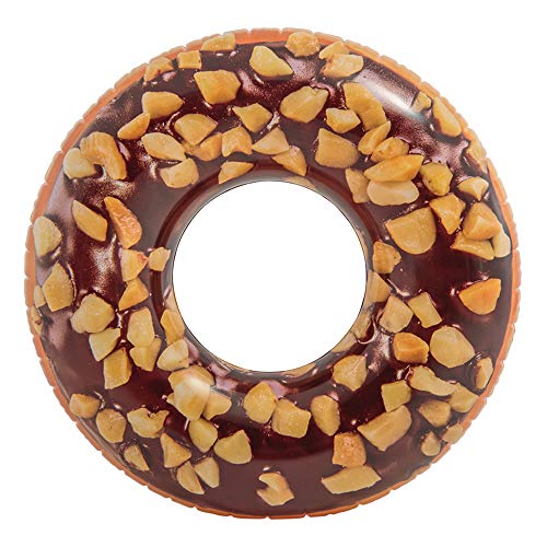 Intex 56262 - Rueda hinchable donut chocolate, 99 cm diámetro