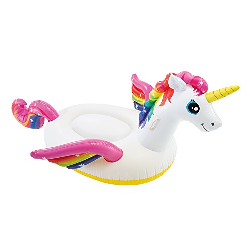 Intex 57561NP - Unicornio hinchable tamaño mediano 198x140x97 cm