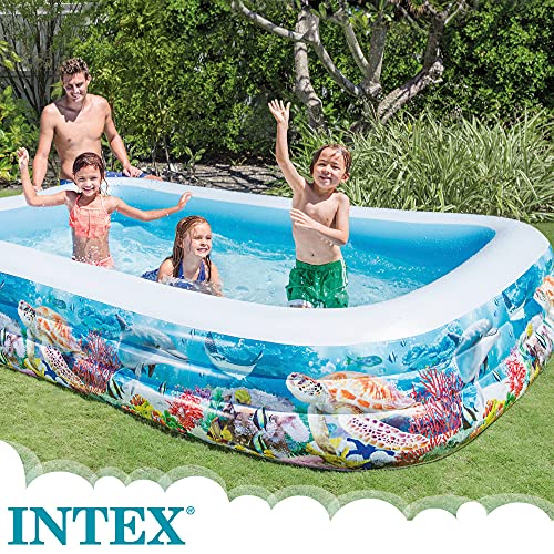 Intex 58485NP - Piscina hinchable intex tropical 305x183x56 cm - 1020 litros