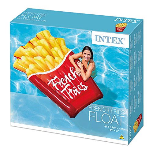 Intex 58775EU - Colchoneta hinchable Patatas Fritas 132 x 175 cm