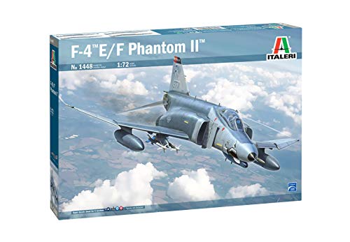 Italeri 1:72 F-4E/F Phantom II-Réplica Fiel al Original, maquetas, Manualidades, Hobby, Pegar, Kit de construcción de plástico, Montaje (HC-1448)