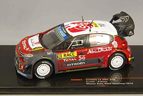 Ixo RAM687 Citroen C3 WRC #10 S. LOEB 2018 Escala 1:43