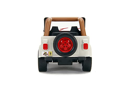 Jada Jurassic Park Jeep Wrangler Radiocontrol, 15 x 7 x 7 cm