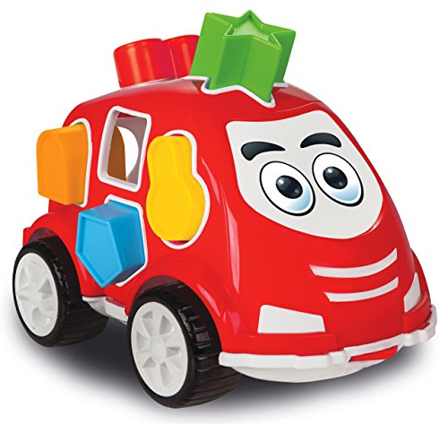 Jamara- Just Play Juego Educativo Coche con Formas, Color rojo (460290)