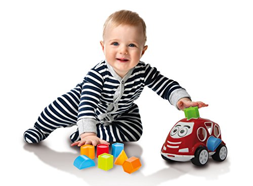 Jamara- Just Play Juego Educativo Coche con Formas, Color rojo (460290)