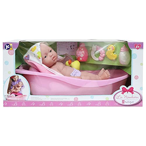 JC TOYS- Muñecos bebé, Color Pink (18370)