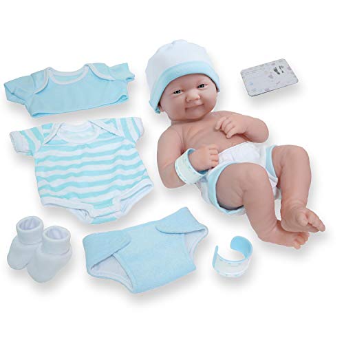 JC TOYS Newborn 14" Blue, Color Azul, (18551)