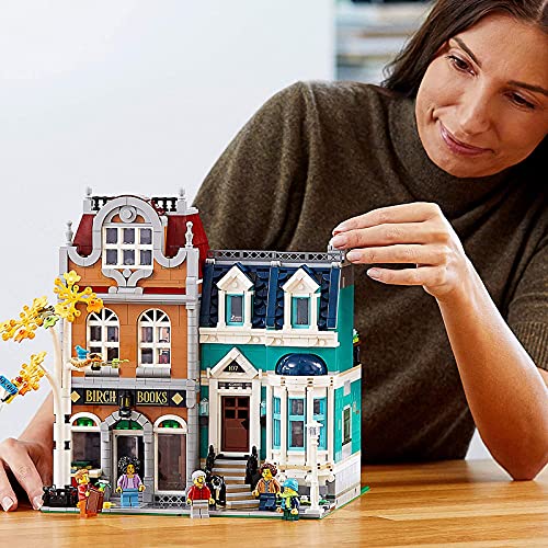 JDJFDKSFH Lego Creator Expert Bookshop 10270 Kit de construcción Modular, Adulto Grande Traje y Juguete colector