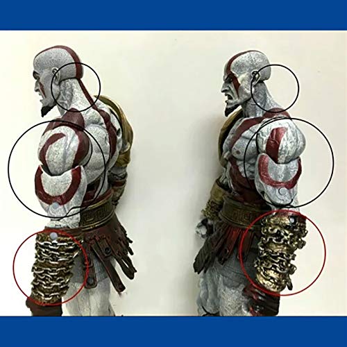 Jetta King Figura de Marvel, Dios de la Guerra 3 Kratos 7 Pulgadas Super móvil Figura Figura en Caja