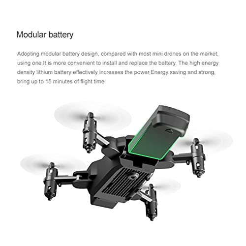 JJDSN Drone con cámara HD 1080P para Adultos, WiFi Live Video FPV Drone RC Quadcopter para Principiantes, Sensor de Gravedad,