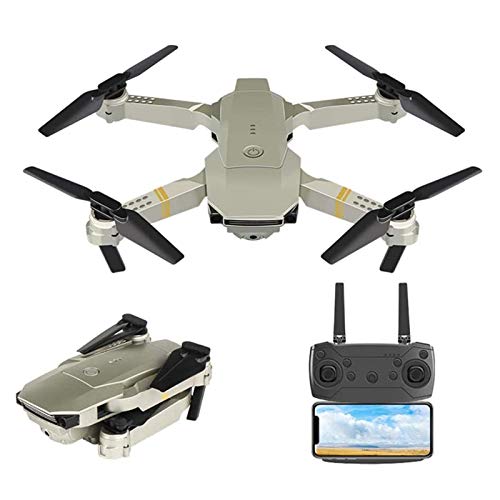 JJDSN Drone Plegable con cámara 4k, cuadricóptero RC con retención de altitud, Drone RC sin Cabeza Aviones de Control Remoto WiFi en Vivo Fotografía aérea de Vuelo