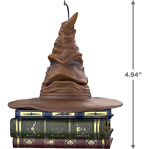 JLKDF Adorno navideño de Sombrero clasificador de Harry Potter - 1/2/3 Piezas Sombrero clasificador de Harry Potter Que Habla, Colgante de árbol de Navidad de Recuerdo de 5.1 Pulgadas 20