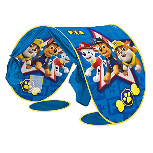 John 71009 Patrulla Canina Chase Rubble Marshall Tienda de campaña para Juegos, Color Azul