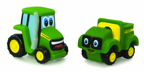 John Deere Preschool - Tractor Johnny y vehículo de pasajeros (Tomy 42927)