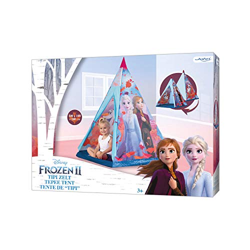 John Disney Frozen 75107A - Tipi - Tienda de campaña para niños, diseño de Frozen 2, Color Morado