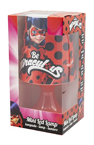 Joy Toy 65971 Ladybug Minipantalla de lámpara led, 7 x 18 cm, funciona con pilas, en caja de regalo