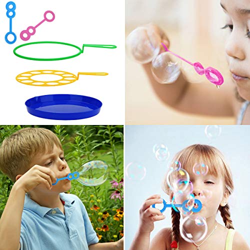 Joyibay Burbujas de Jabón Kit, 15 Piezas Pompas de Jabón de Varita de Burbujas Creativo Maquina de Burbujas para Niños para Juegos al Aire Libre en Interiores y Fiestas