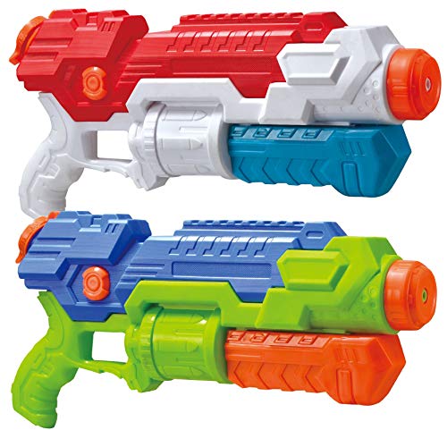 JOYIN 2 Pack Pistolas de Agua para Niños Pistola de Chorro de Agua Adultos 739ml Super Soaker Guns Juguetes de Verano para Piscina de Playa