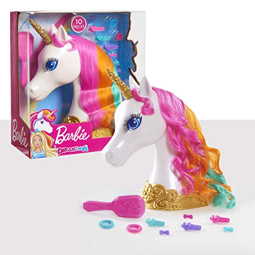 JP Barbie 62861 Barbie Dreamtopia - Cabeza de Unicornio, Multicolor