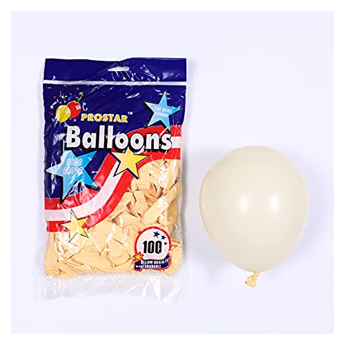 JSJJRGB Globo 5 '' 10 '' 12 '' 24 '' Mate Mate Matte Blanco Balloons Balloons IGORY Globo Cream Baby Shower Decoraciones de la Fiesta de cumpleaños Suministro de niños (Color : 50pcs 5inch)