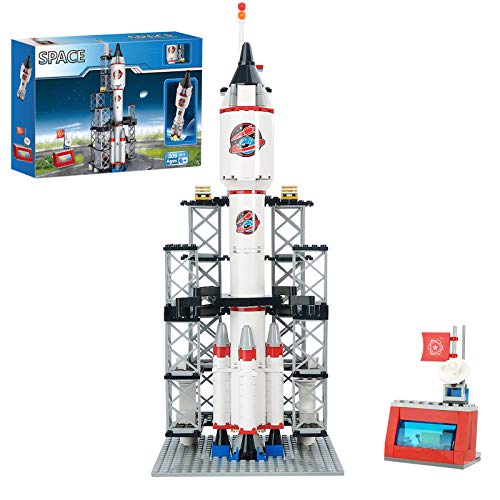 Juego de construcción de Naves espaciales City Space Rocket Ship Toys con Centro de Control de Lanzamiento y Mini Astronauta (309PCS)