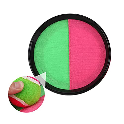 Juego de lanzar y atrapar Juego,4 Paletas y 2 Bolas Juguete Deportivo Ball Set,Catch Game Set,Juego de Plato y Pelota,para niños Deporte,Juegos de Lanzar y Atrapar,Juegos de Lanzamiento para Niños.