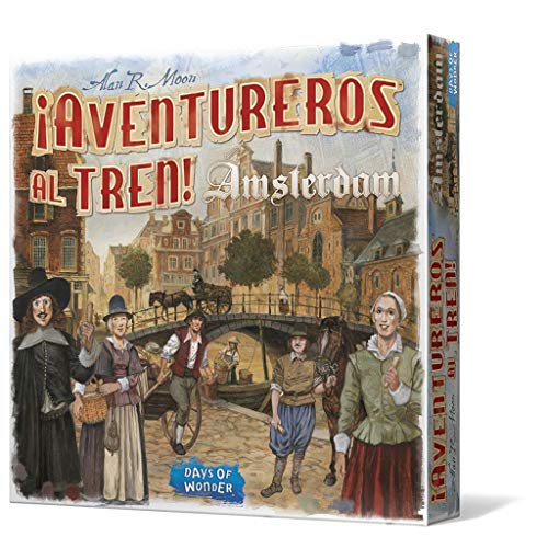 Juego de Mesa ¡Aventureros al Tren! Amsterdam - ¡Sube al Tren de la Aventura!