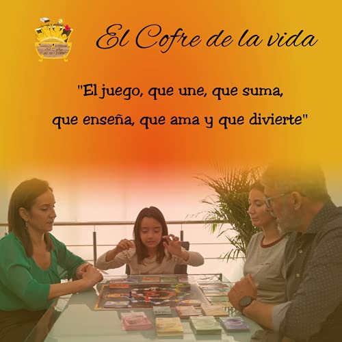 Juego De Mesa Familiar El Cofre De La Vida - Fortalece Relaciones para Adultos y Niños - Diversión Grupal, El Mejor Entrenamiento para La Vida - Juego De Mesa Educativo Divertido - Ideal para Regalar