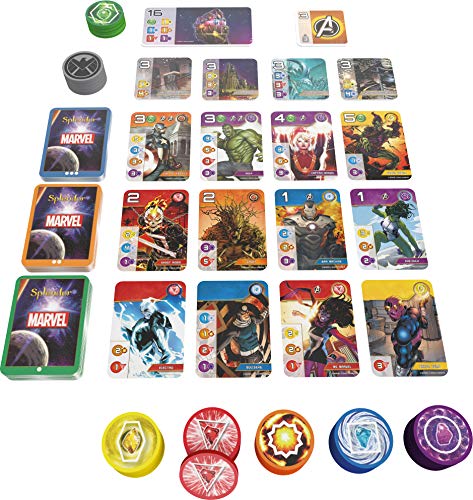 Juego de Mesa Splendor Marvel Asmodee - Juego de Estrategia y Desarrollo