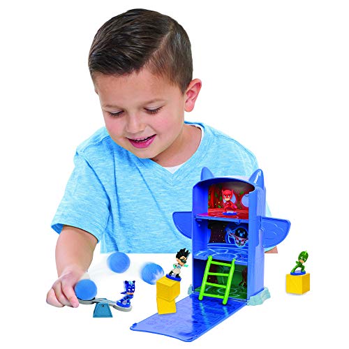 Juegos PJ Masks Playset Quartier General abatible con Minifiguras y Accesorios