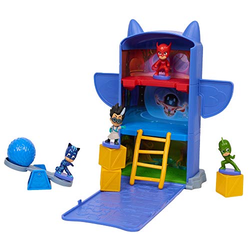 Juegos PJ Masks Playset Quartier General abatible con Minifiguras y Accesorios